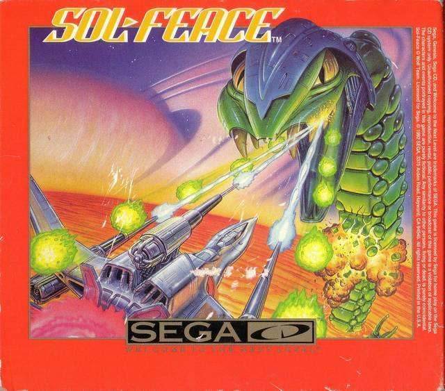 Sol-Feace (Sega CD) - Game Manual Only