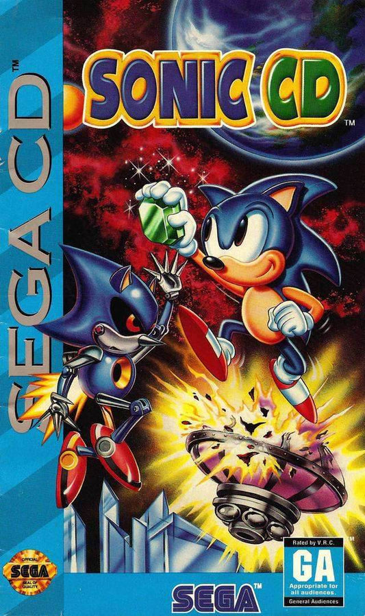 Sonic CD (Sega CD) - Game Manual Only