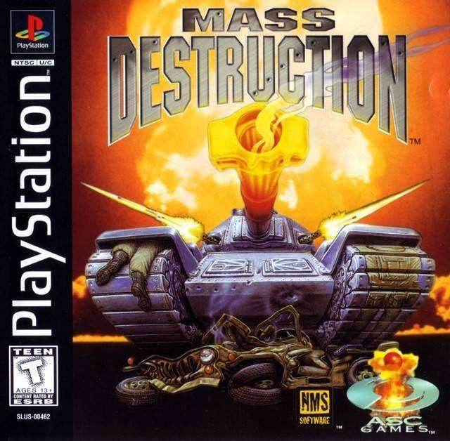 Mass Destruction (Playstation) - Game Manual Only