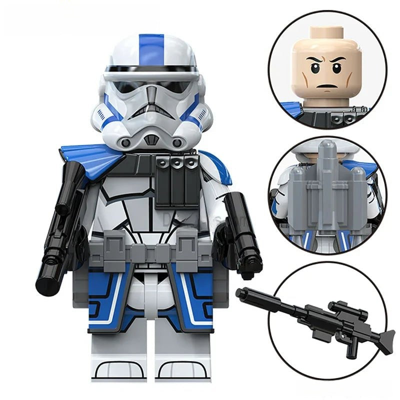 501st Clone Storm trooper Star Wars Lego Minifigures Custom Toys S3