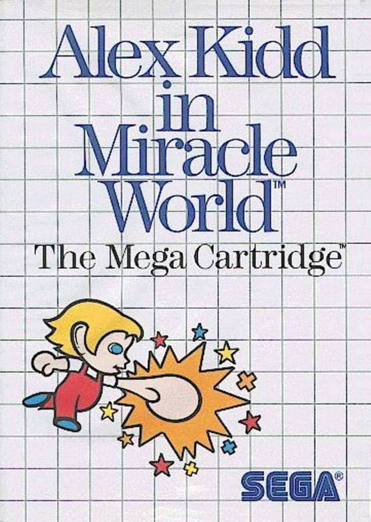 Alex Kidd in Miracle World (Sega Master System) - Game Manual Only