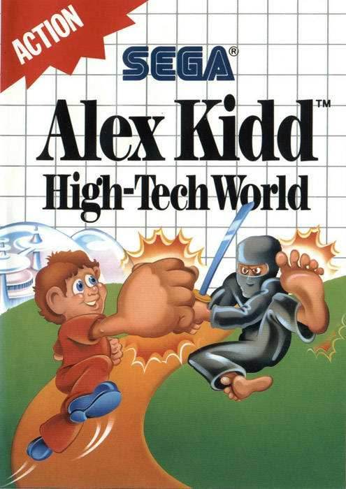 Alex Kidd in High-Tech World (Sega Master System) - Game Manual Only