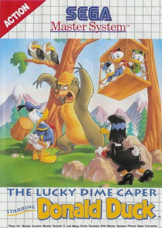 Donald Duck: The Lucky Dime Caper (Sega Master System) - Game Manual Only