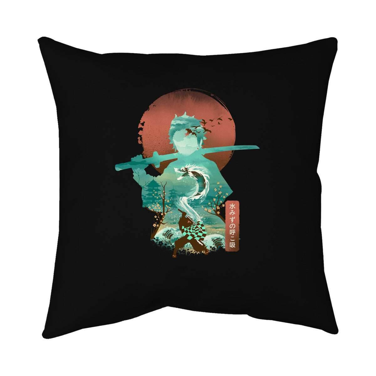 Breath of Water - None / Black / 14x14