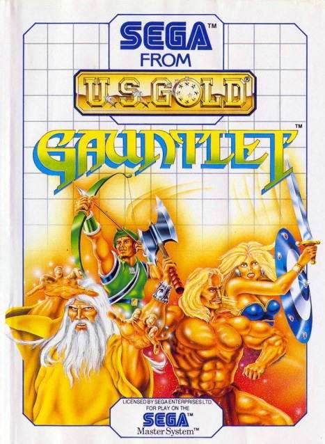 Gauntlet (Sega Master System) - Game Manual Only