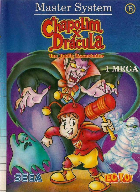 Chapolim x Dracula Um Duelo Assustador (Sega Master System) - Game Manual Only