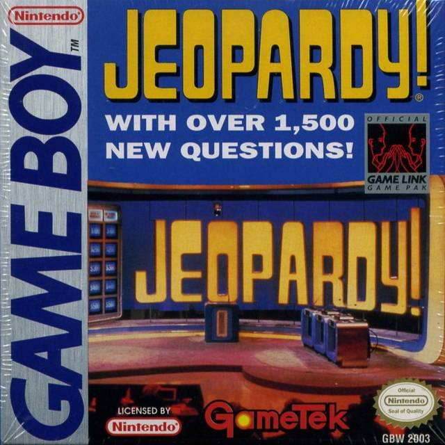 Jeopardy! (Gameboy) - Game Manual Only