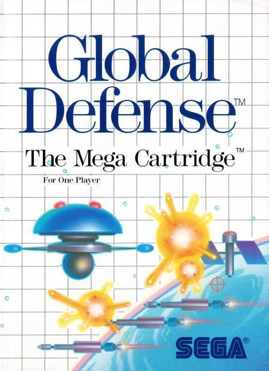 Global Defense (Sega Master System) - Game Manual Only