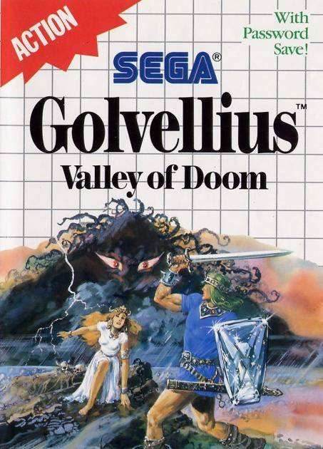 Golvellius Valley of Doom (Sega Master System) - Game Manual Only