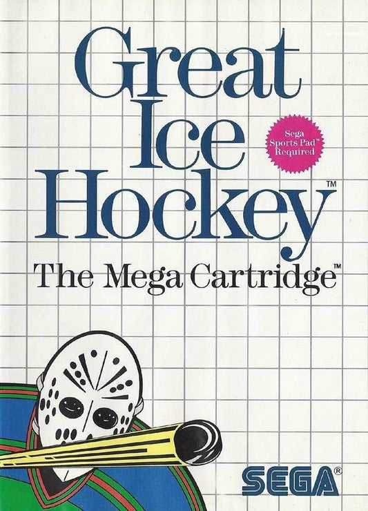 Great Ice Hockey (Sega Master System) - Game Manual Only