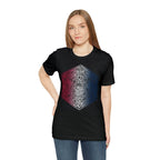 Red, White, and Blue Ombre Ornamental Dice Shirt - Army / S