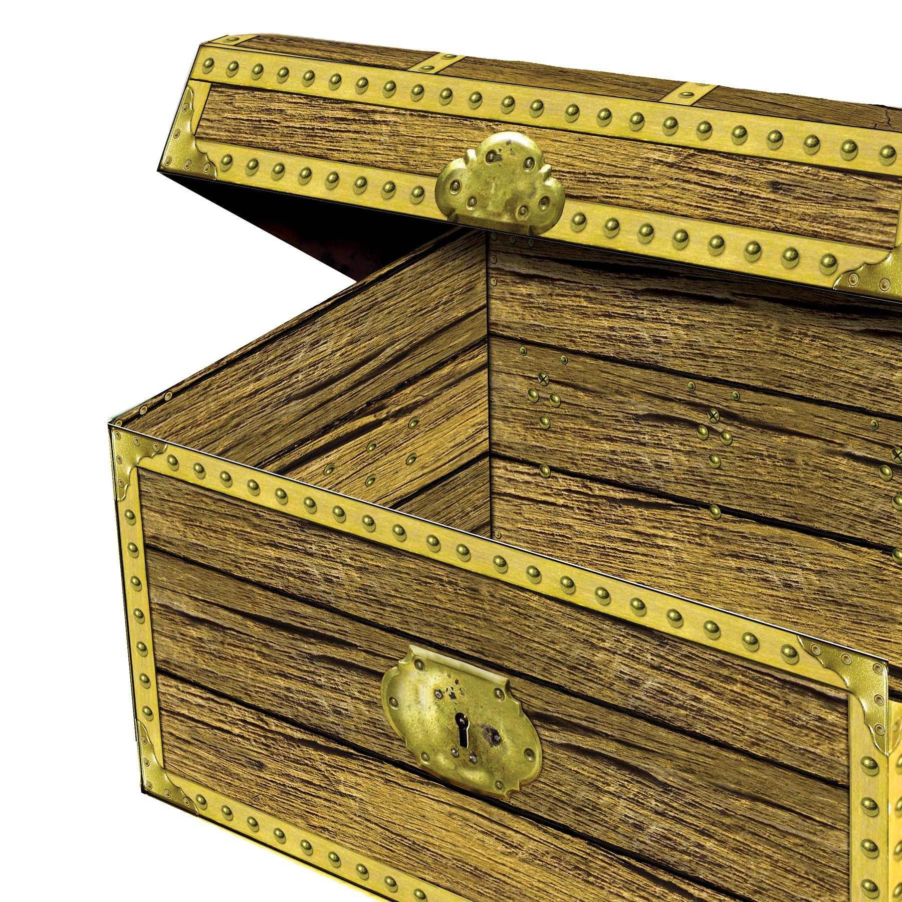 5.5 Inch-Treasure Chest Party Box - Package (1 Party Box)