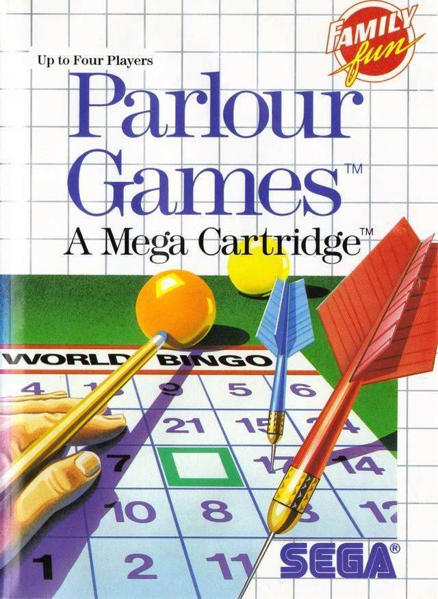 Parlour Games (Sega Master System) - Game Manual Only