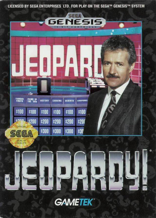 Jeopardy! (Sega Genesis) - Game Manual Only