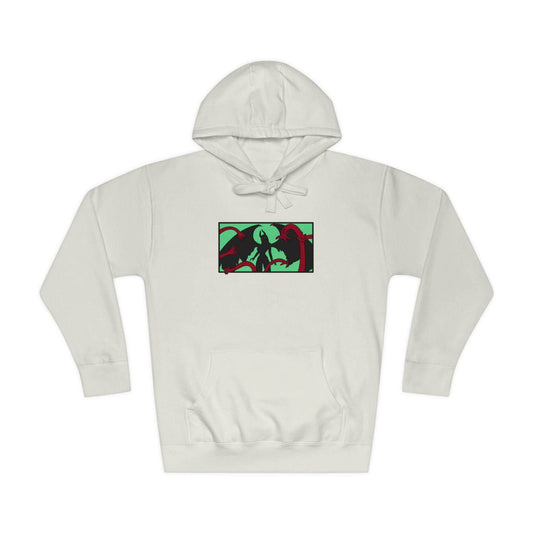 Demon Robin Premium Colored Unisex Anime Hoodie - Ivory / S