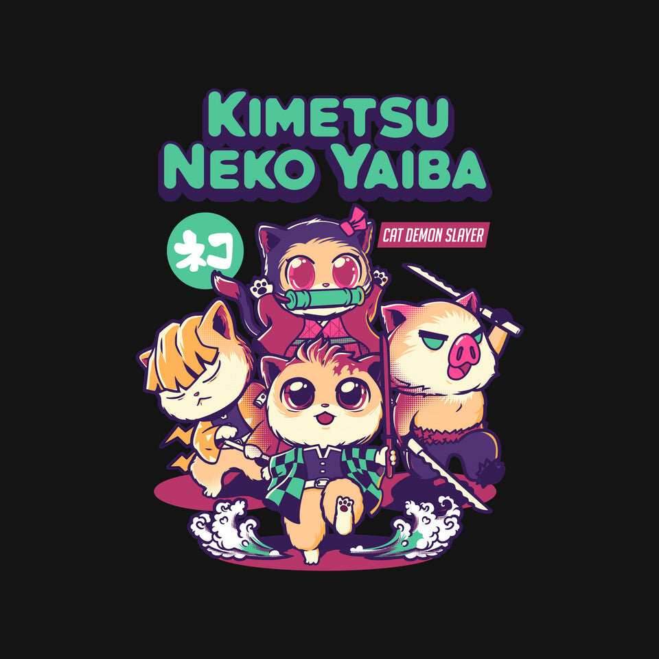Kimetsu Neko Yaiba - Unisex / Turquoise / S