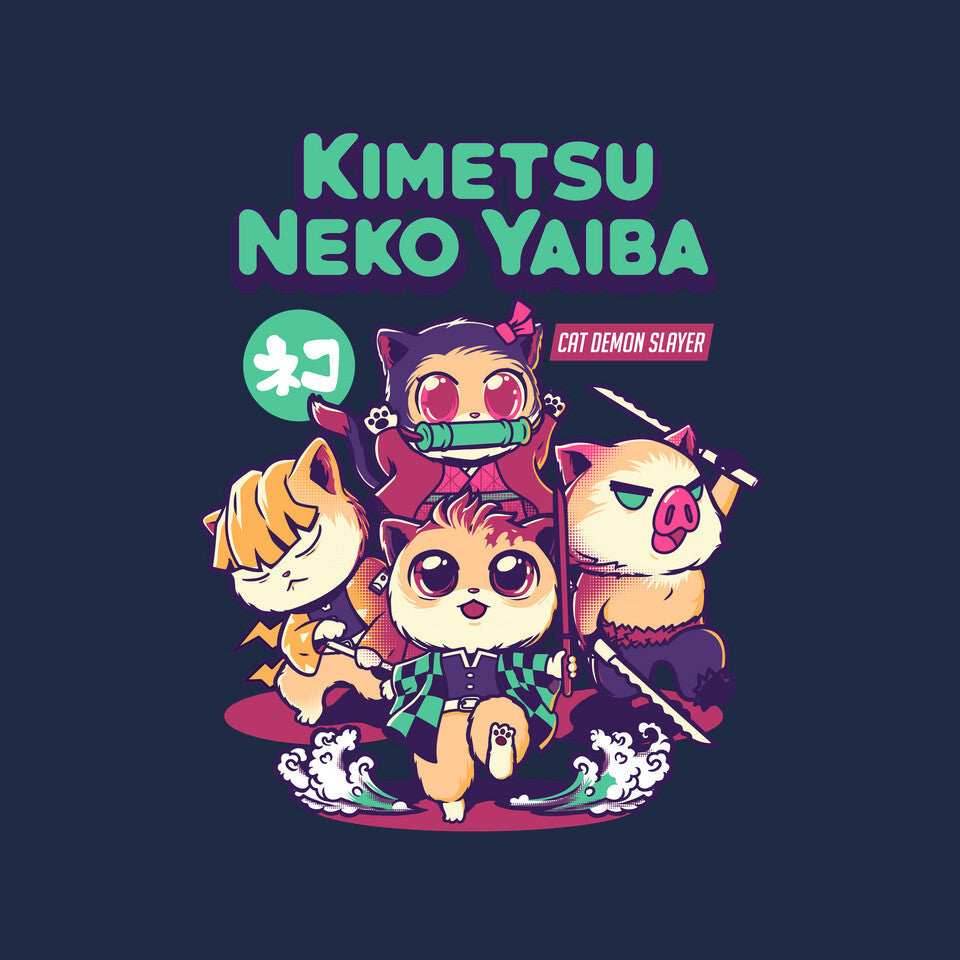 Kimetsu Neko Yaiba - Unisex / Turquoise / S