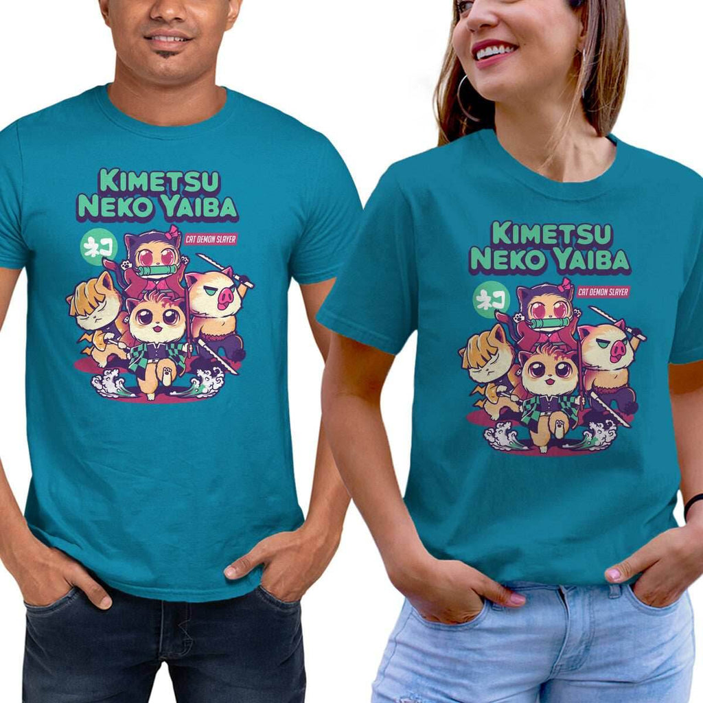 Kimetsu Neko Yaiba - Unisex / Turquoise / S