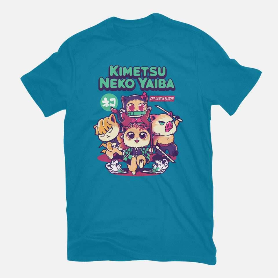 Kimetsu Neko Yaiba - Unisex / Turquoise / S