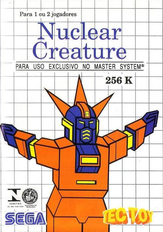 Nuclear Creature (Sega Master System) - Game Manual Only