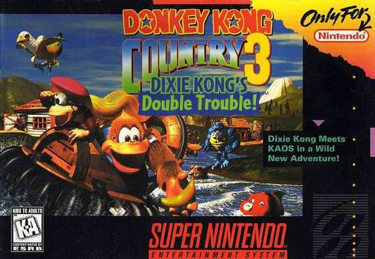 Donkey Kong Country 3 Dixie Kong's Double Trouble W/ Strategy Guide (Super Nintendo) - Game Manual Only