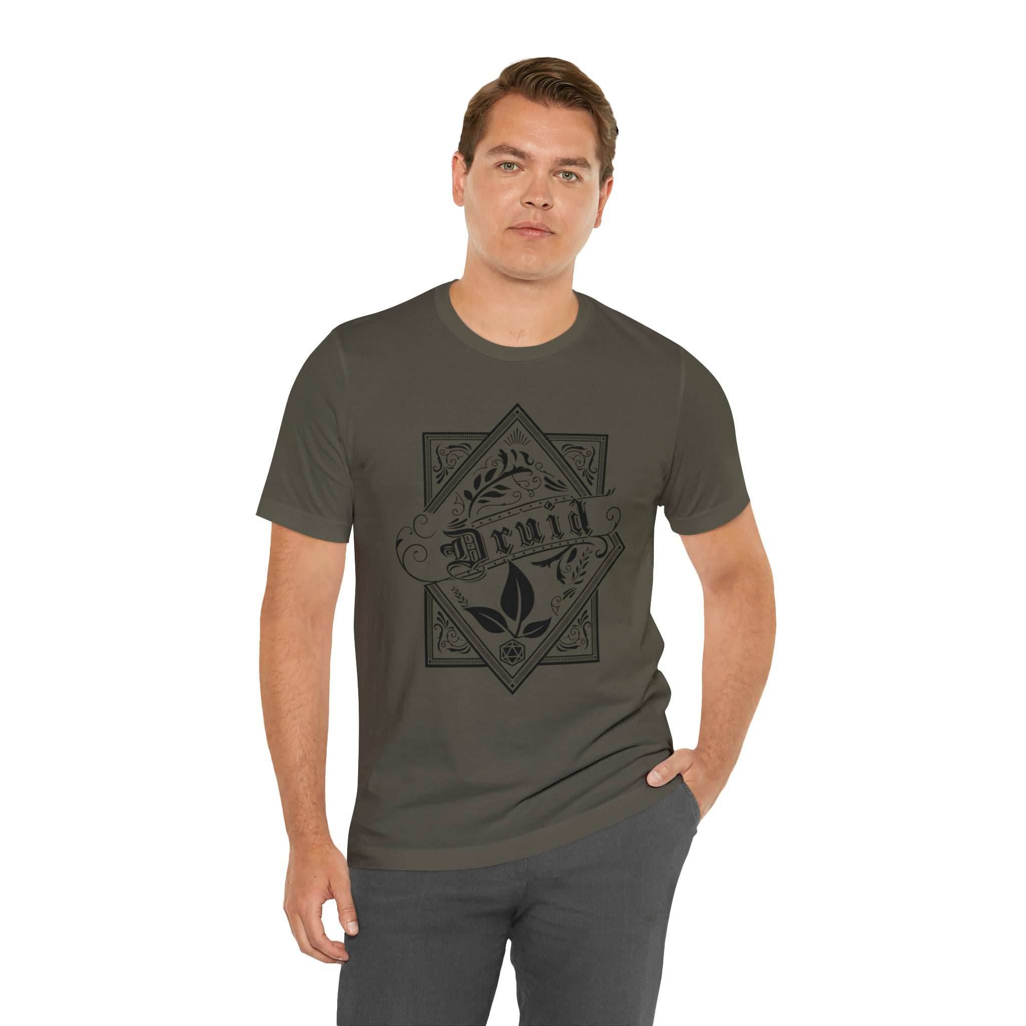 Druid Class Shirt - Army / S