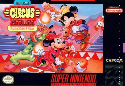 The Great Circus Mystery Starring Mickey and Minnie (Super Nintendo) - Game Manual Only