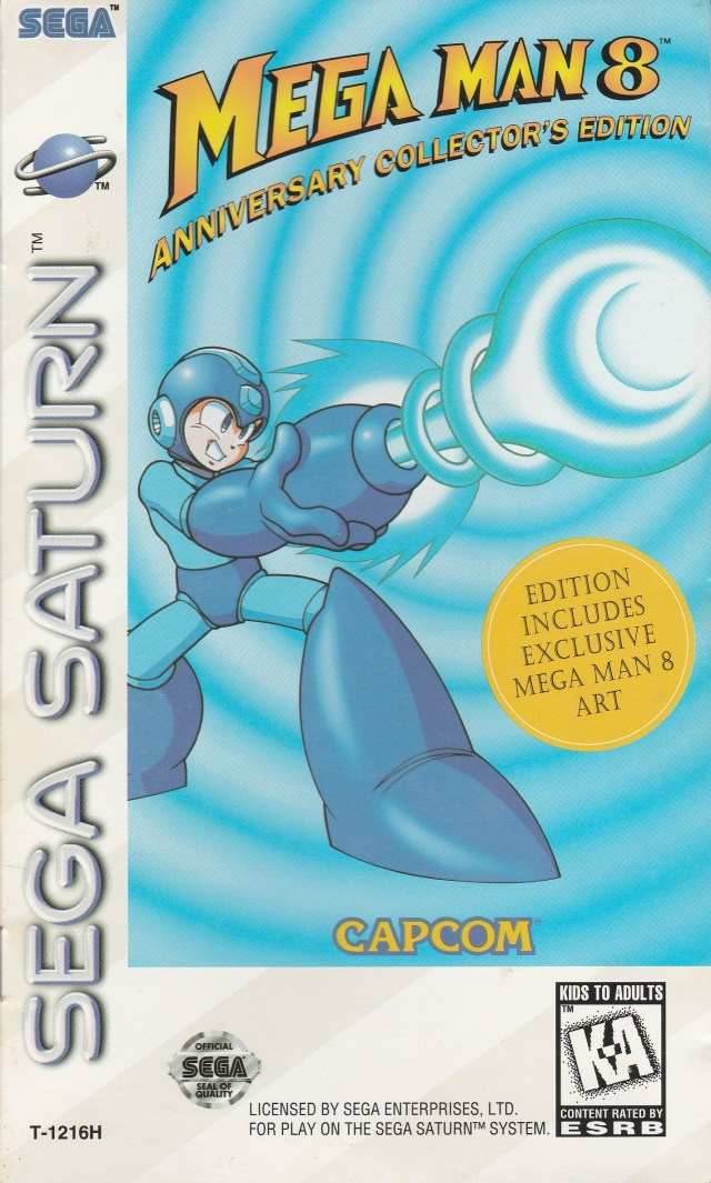 Mega Man 8 (Sega Saturn) - Game Manual Only
