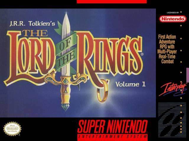 J.R.R. Tolkien's The Lord of the Rings: Volume 1 (Super Nintendo) - Game Manual Only