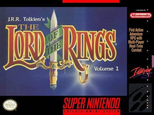 J.R.R. Tolkien's The Lord of the Rings: Volume 1 (Super Nintendo) - Game Manual Only