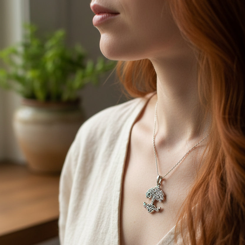 Persephone Opal Tree of Life Necklace