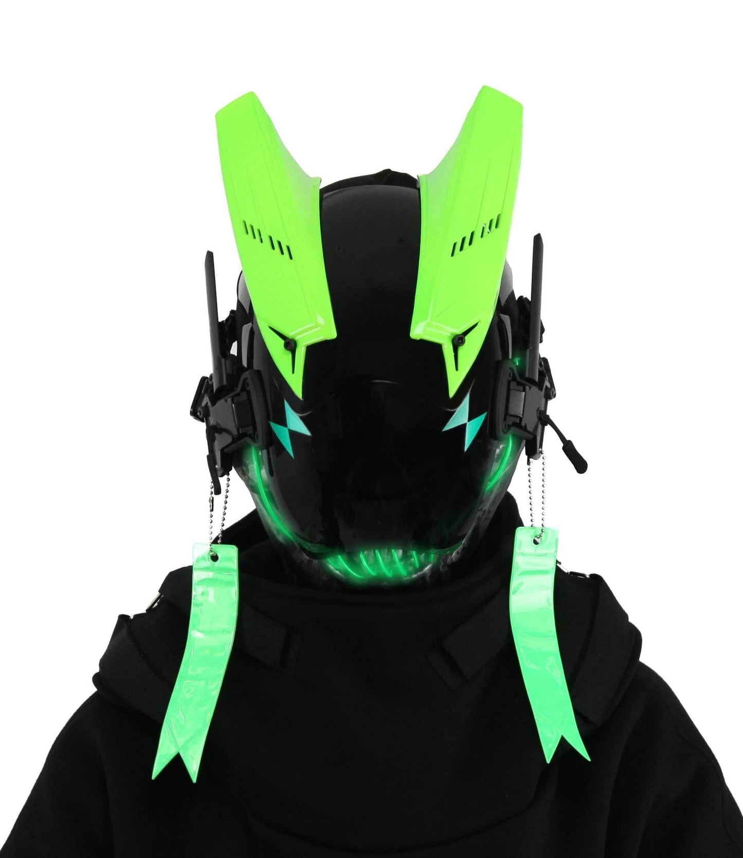 Green Skeleton Tech Mask - 