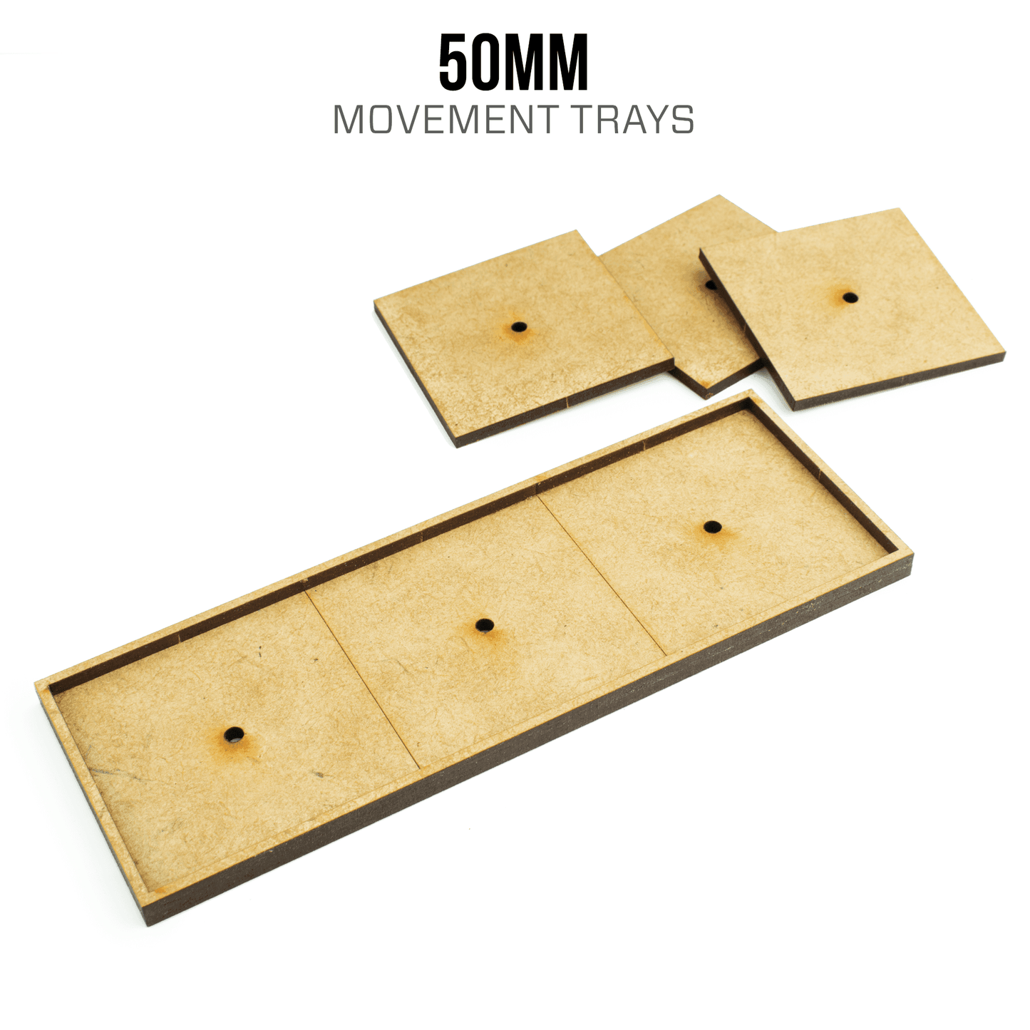 50mm Monstrous Infantry Movement Trays - 1 / 3 / Blank