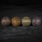 Dragon's Castle - Gold Round D100 Metal DND Dice 50mm