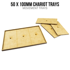 50mm x 100mm Chariot Trays - 1 / 3 / Blank