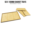 50mm x 100mm Chariot Trays - 1 / 3 / Blank