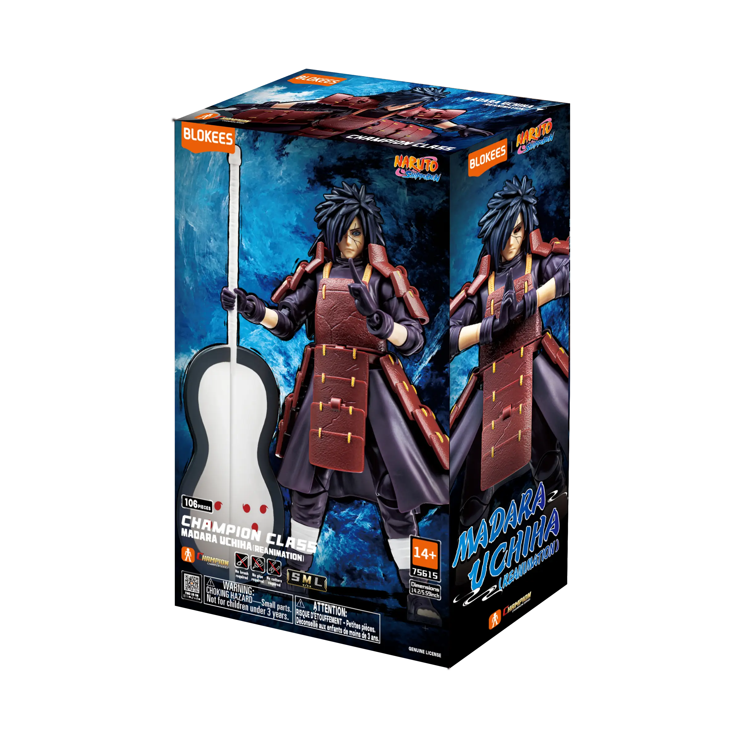 Naruto Champion Class 05 Madara Uchiha Reanimation Figure by Blokees
