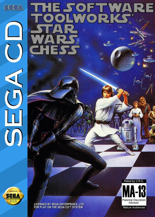 Star Wars Chess (Sega CD) - Game Manual Only