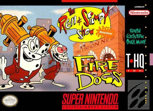 The Ren and Stimpy Show Fire Dogs (Super Nintendo) - Game Manual Only