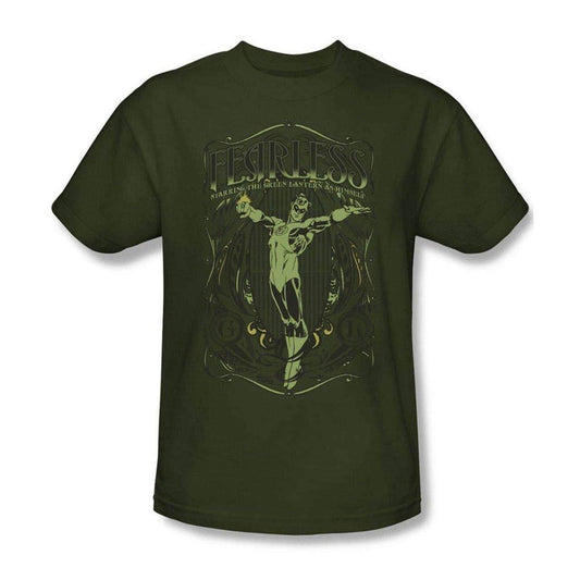 Green Lantern Fearless Military Green T-shirt - S