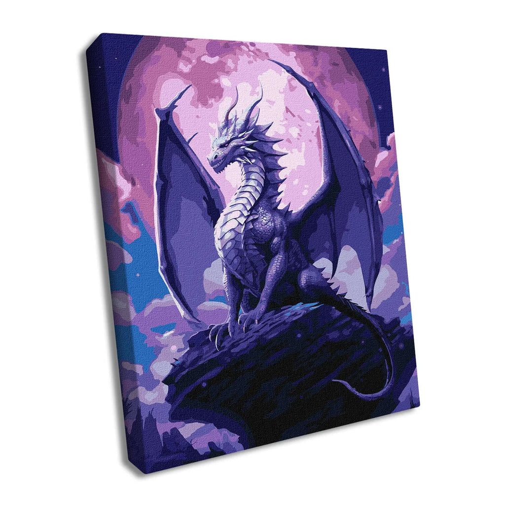 The Majestic Dragon Painting by Numbers Kit by Ideyka KHO5118