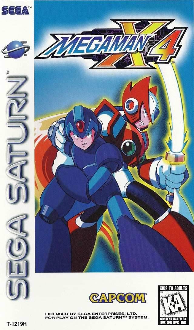 Mega Man X4 (Sega Saturn) - Game Manual Only