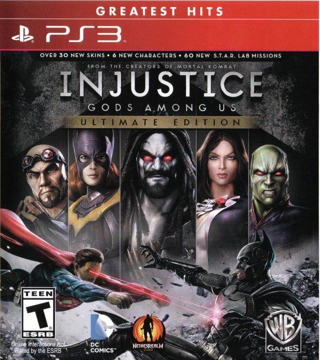 Injustice: Gods Among Us Ultimate Edition (Greatest Hits) (Playstation 3) - Complete - Good
