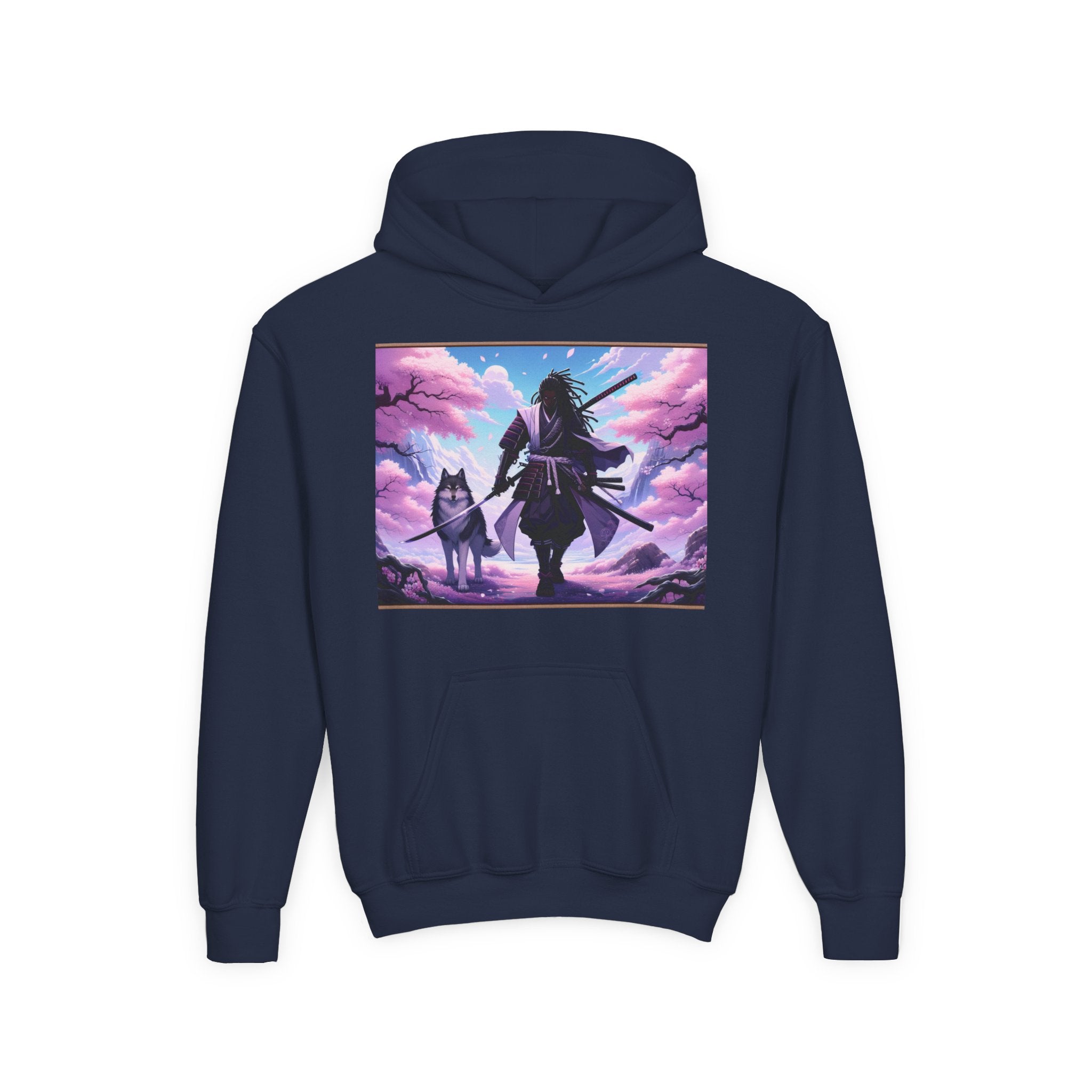 Walking The Wolves to Battle Youth Hooded Sweatshirt