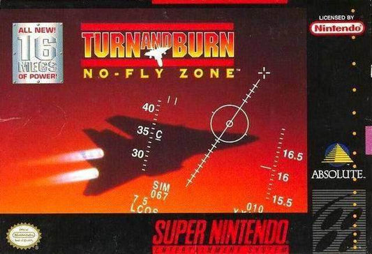 Turn and Burn No Fly Zone (Super Nintendo) - Game Manual Only