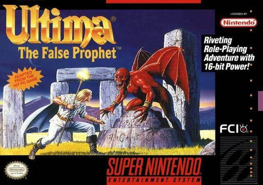Ultima: The False Prophet (Super Nintendo) - Game Manual Only