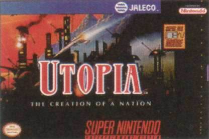Utopia The Creation of a Nation (Super Nintendo) - Game Manual Only