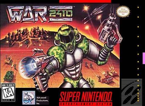 War 2410 (Super Nintendo) - Game Manual Only