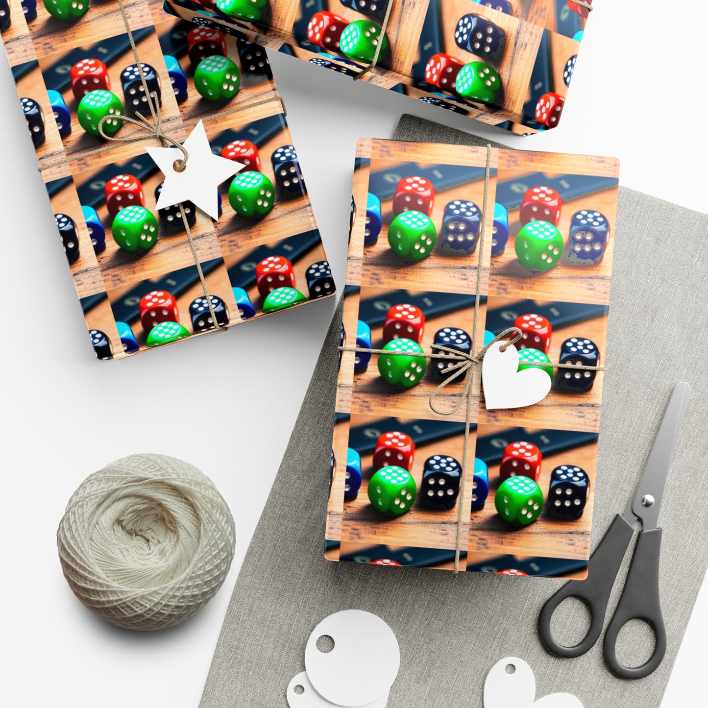 Dungeon Dice 1 logo Gift Wrap Papers-DungeonDice1