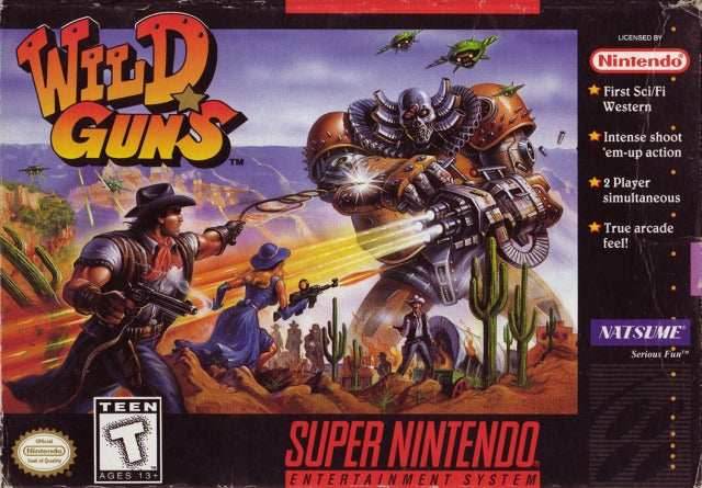 Wild Guns (Super Nintendo) - Game Manual Only